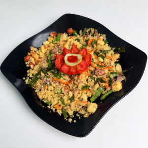plating-upma